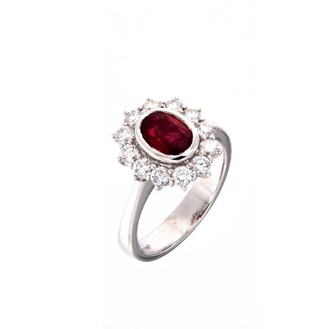 Ringe Crivelli Dame RUBINO in Gold Rubino 1.55 Ct 10011324 - 10011324